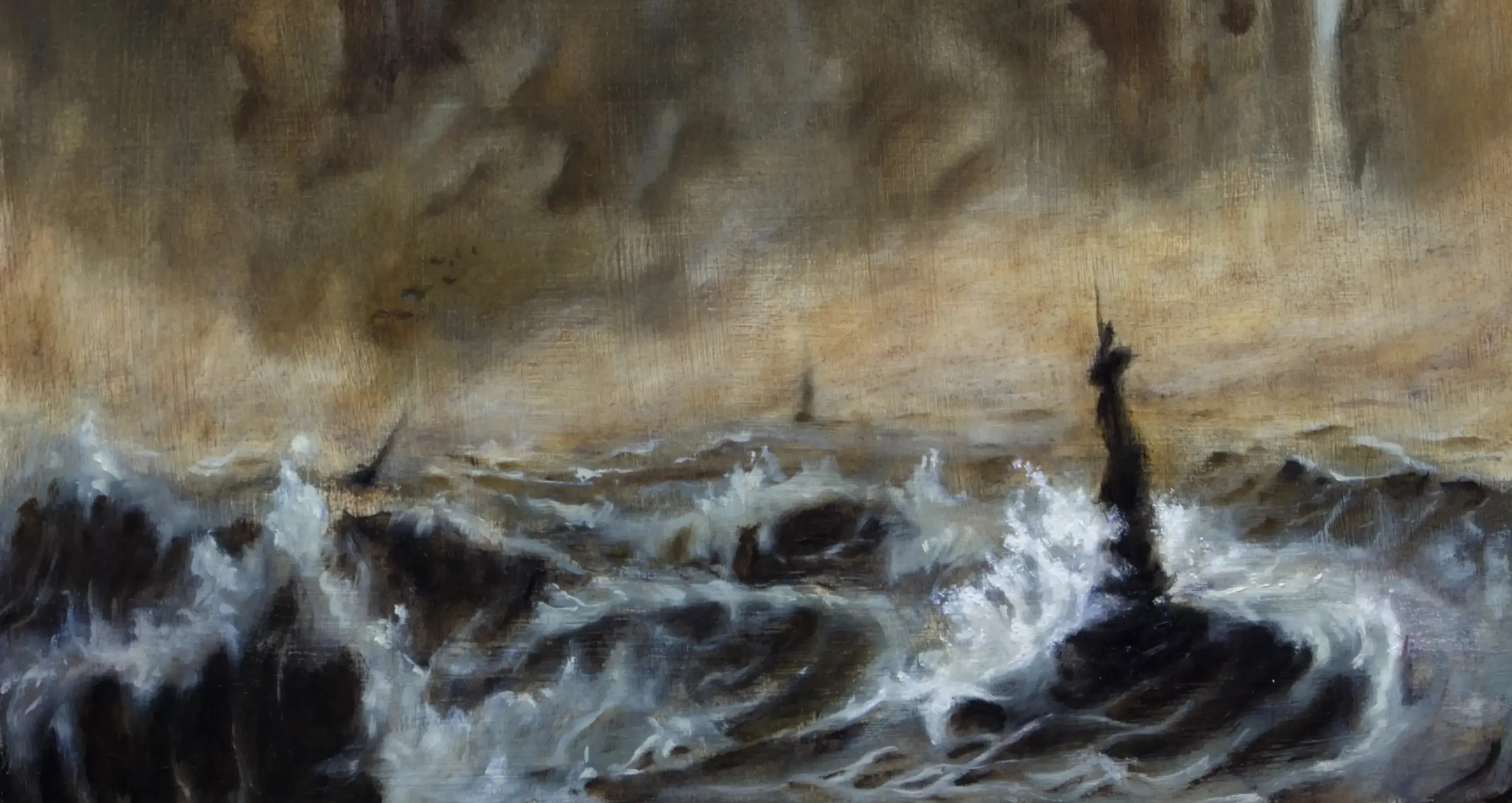 Oil painting by Ferdinando Santoro